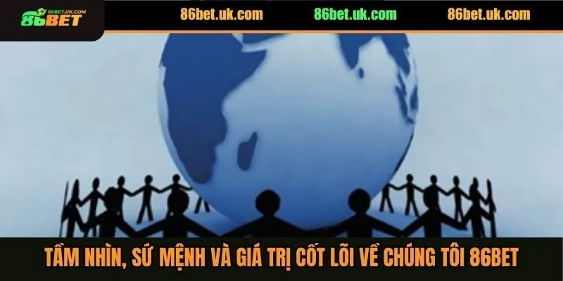 Tầm nhìn, sứ mệnh và giá trị cốt lõi về chúng tôi 86BET